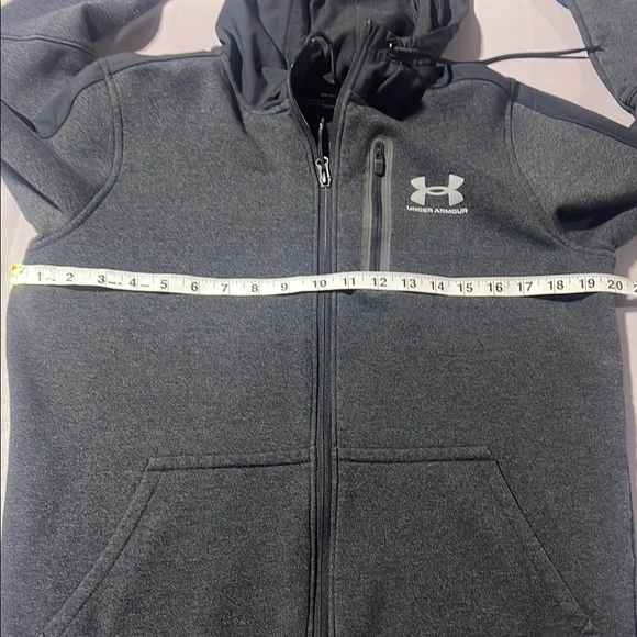Under Armour Men's Grey Hooded Jacket - Picture 5 of 7